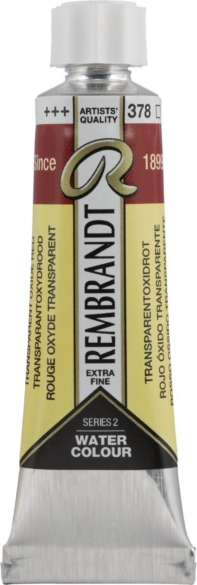 Rembrandt Water Colour Tube 10ml | Transparent Oxide Red (378)